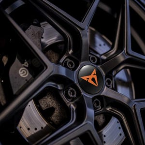 Seat Cupra Wheel Cap Stickers – Custom size | 3D Resin Domed Center Hub Decals (Set of 4)