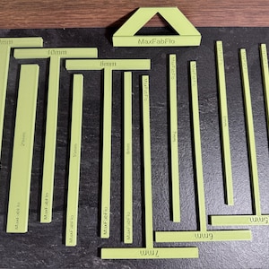 Abstandshalter T Spacer Buchbinden Lineal Buchbindearbeit Kartonagen Geschenkbox Basteltool Bookbinding Graupappe