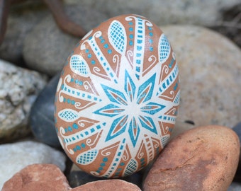 Easter eggs pysanky Ukrainian Egg ornament Easter pysanky hand painted decorative art egg