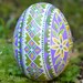 Lilac Pysanka Eggs beautiful color combo I am addicted to it summer Iris and lilacs large egg batik art one of a kind gift ideas