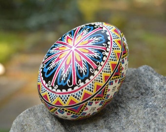 Pysanky eggs hand painted traditional Easter pysanka egg, gift ideas send decorative egg ornament holiday decor symbol of good fortune