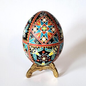 Bumblebee Pysanky Eggs: Hand-Painted Ukrainian Easter Eggs for Bee Lovers Gift