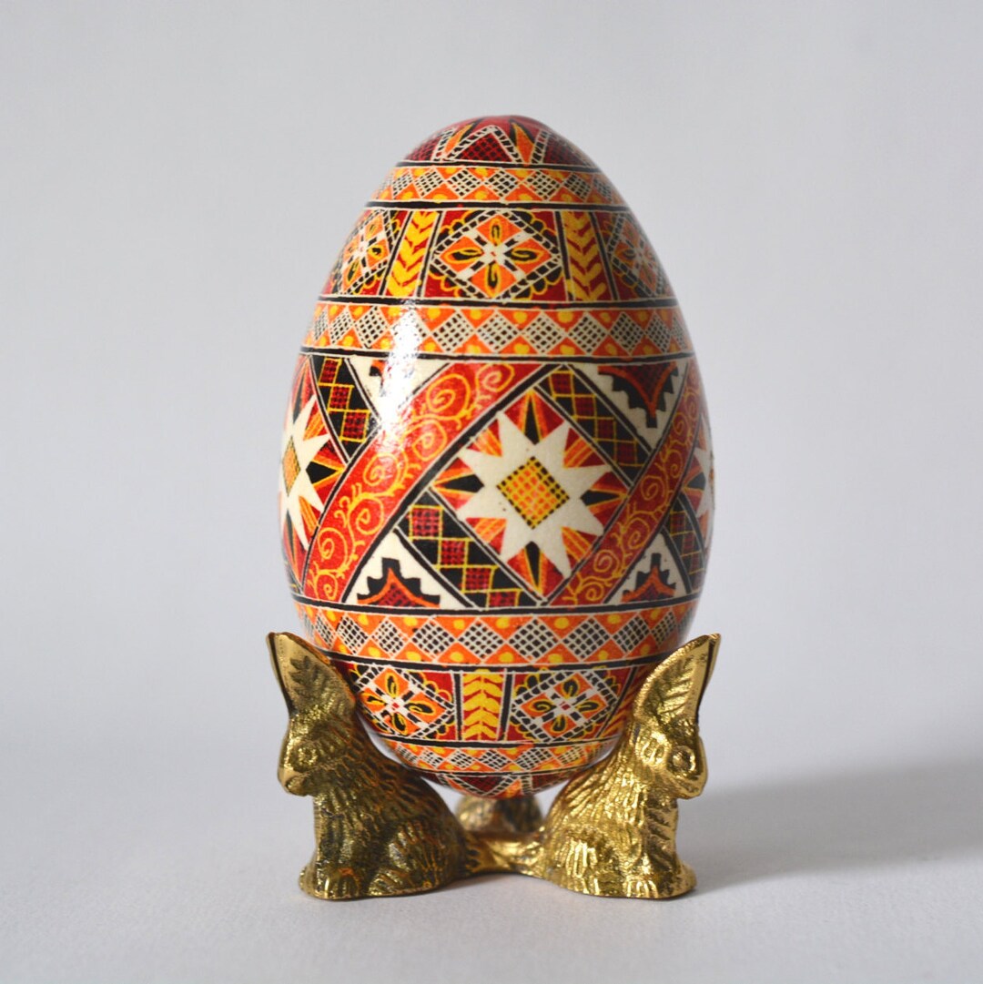 Goose Pysanka Ukrainian Easter Egg Ornament Traditional Egg - Etsy