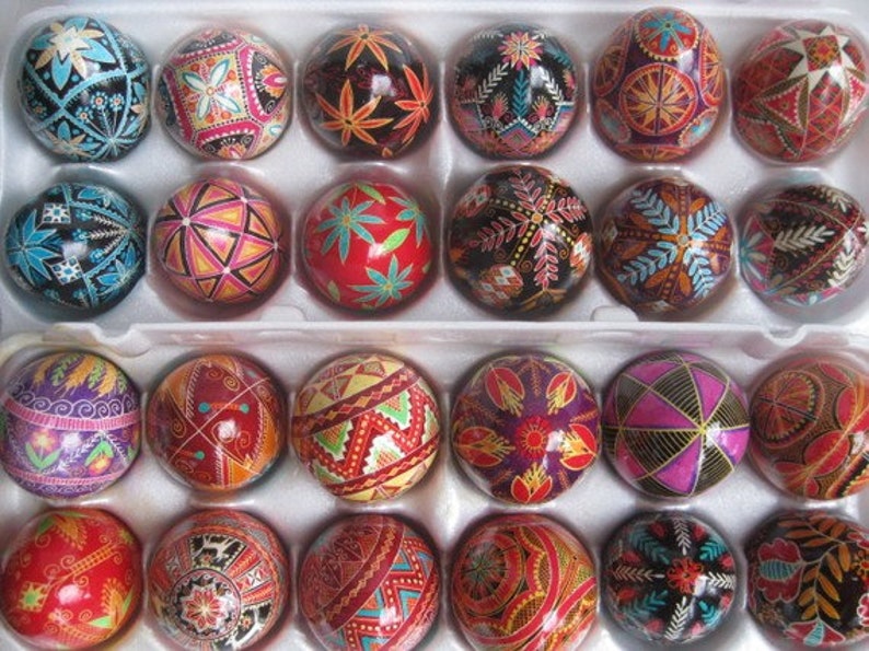 Turquoise blue pysanky eggs dye kit Easter eggs art supplies Etsy