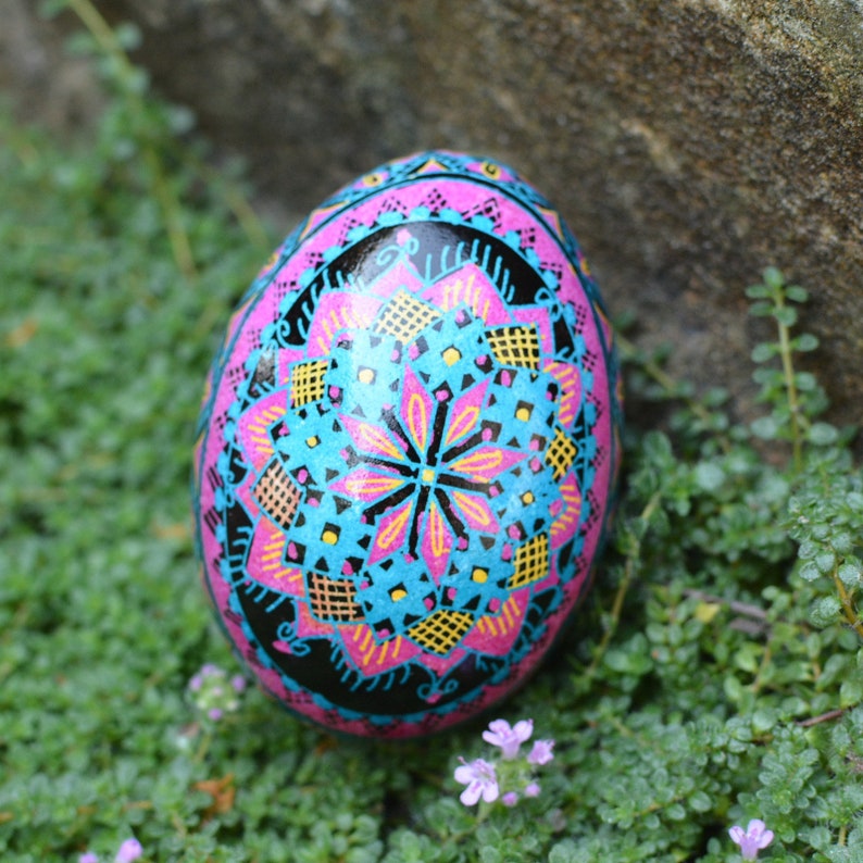 Pysanky Eggs Ukrainian Easter Gifts for Mom Fancy Pysanka Decorative