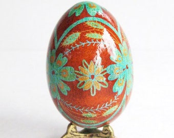 Easter eggs decorative hand painted eggshells Ukraine handmade egg Pysanka Easter gift and home decor