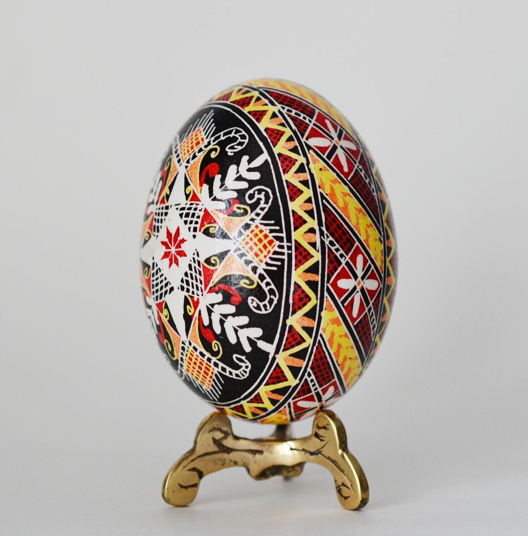 Pysanky Eggs Hand Painted Decorative Art Egg Ornament Ukrainian Pysanka ...