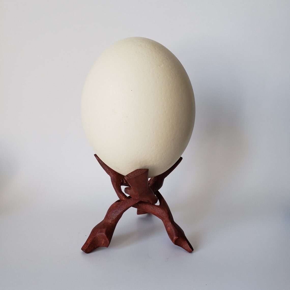 Ostrich egg display stand large egg or crystal ball stands Etsy