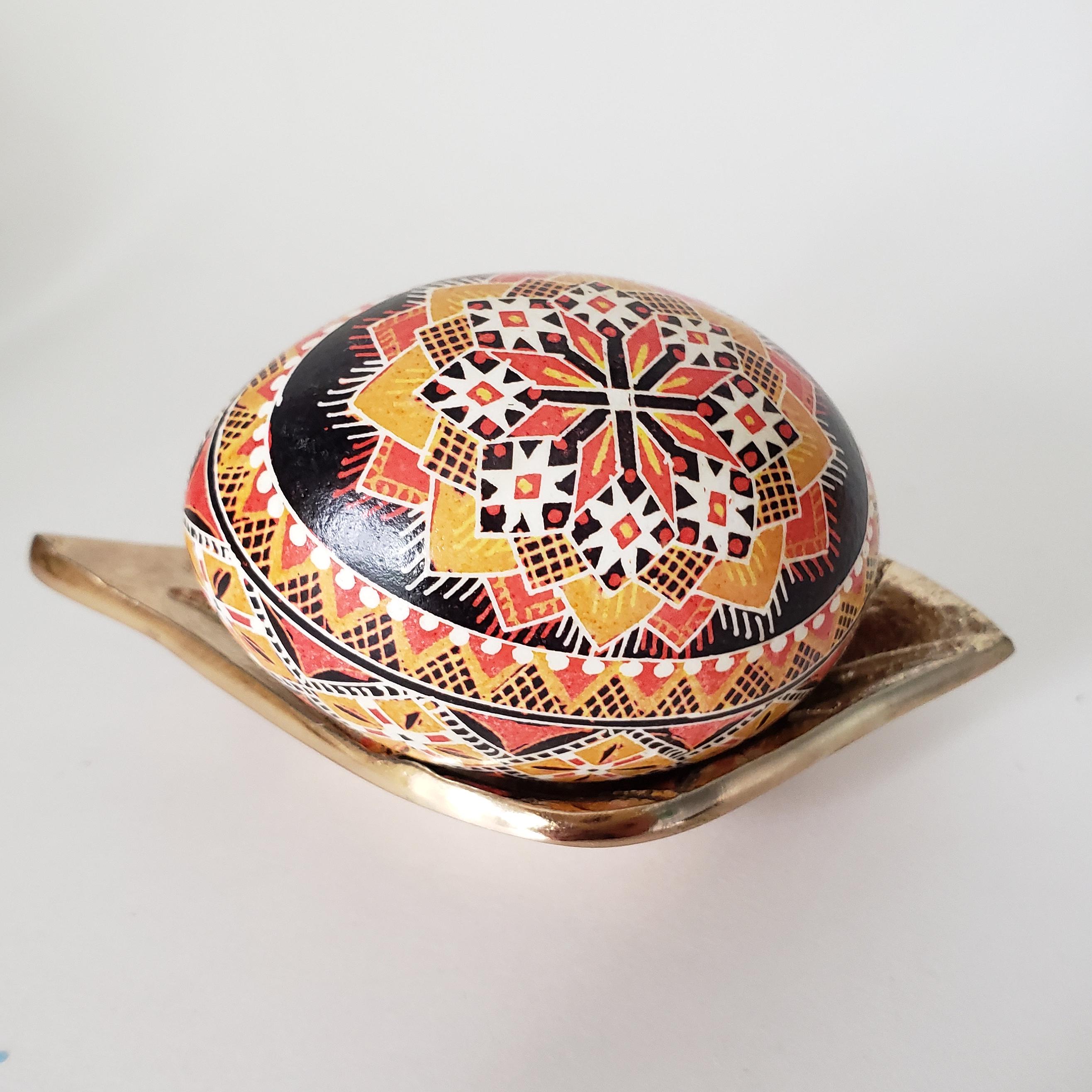 Hand-painted Pysanka Egg, Ukrainian Easter Ornament, Batik Art - Etsy