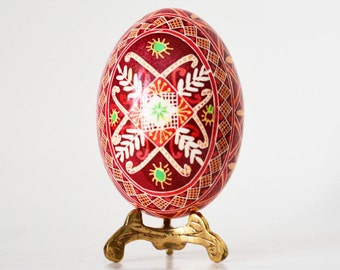 Pysanky eggs Ukrainian Easter gift idea hand painted egg ornaments Christmas gifts batik painted eggs trending on Etsy best selling items