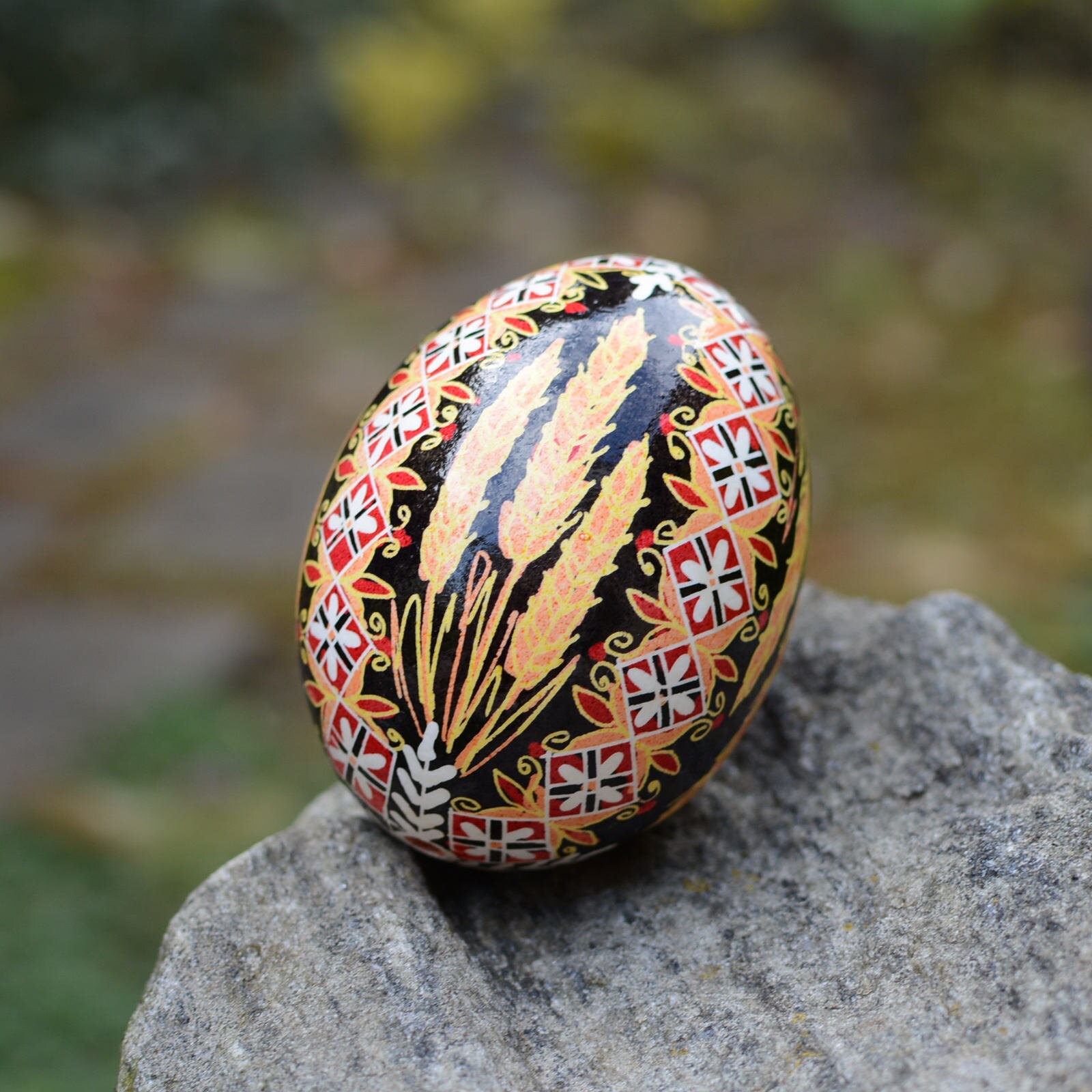 Cadeau d'œufs Pysanky de Pâques Haleté à La Main Pour Maman Sa Fille, Œuf d'art Ukrainien Pysanka Tr