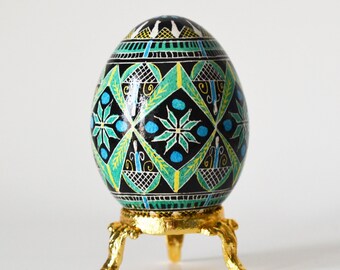 Pysanky eggs real batik art egg shells Easter gifts and home decor, Ukrainian Pysanka hand-painted unique gift egg ornament