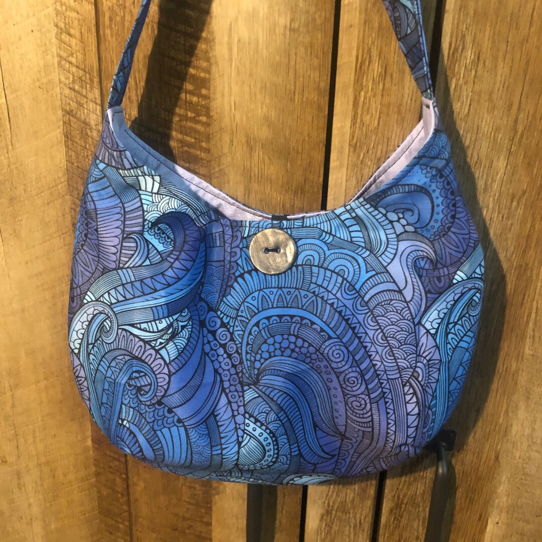 Mosaic Bag, Boho Crossbody Bag With Button, Going to College Gift for