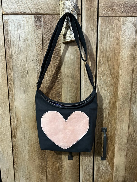 Heart Handbag - Brown