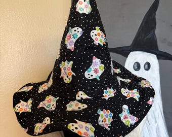 Witch Hat: Quilted Cotton Costume Hat in variety of colors