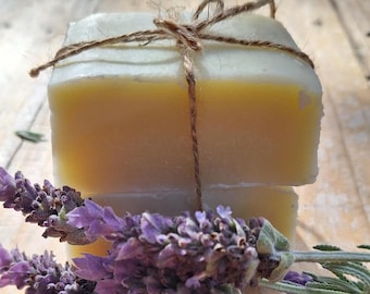 Handmade cold process  olive and coconut oil soap