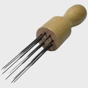 Wool My Art  8 in 1  Wooden Needle Felting Handle  DIY Tool for Wool Roving Felt Punch Craft