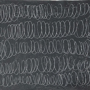 Cy Twombly Signed Vintage Abstract Oil Painting on Canvas, Modern Art