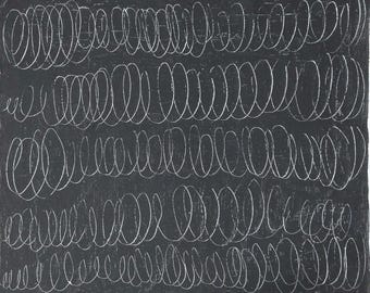 Cy Twombly Signed Vintage Abstract Oil Painting on Canvas, Modern Art
