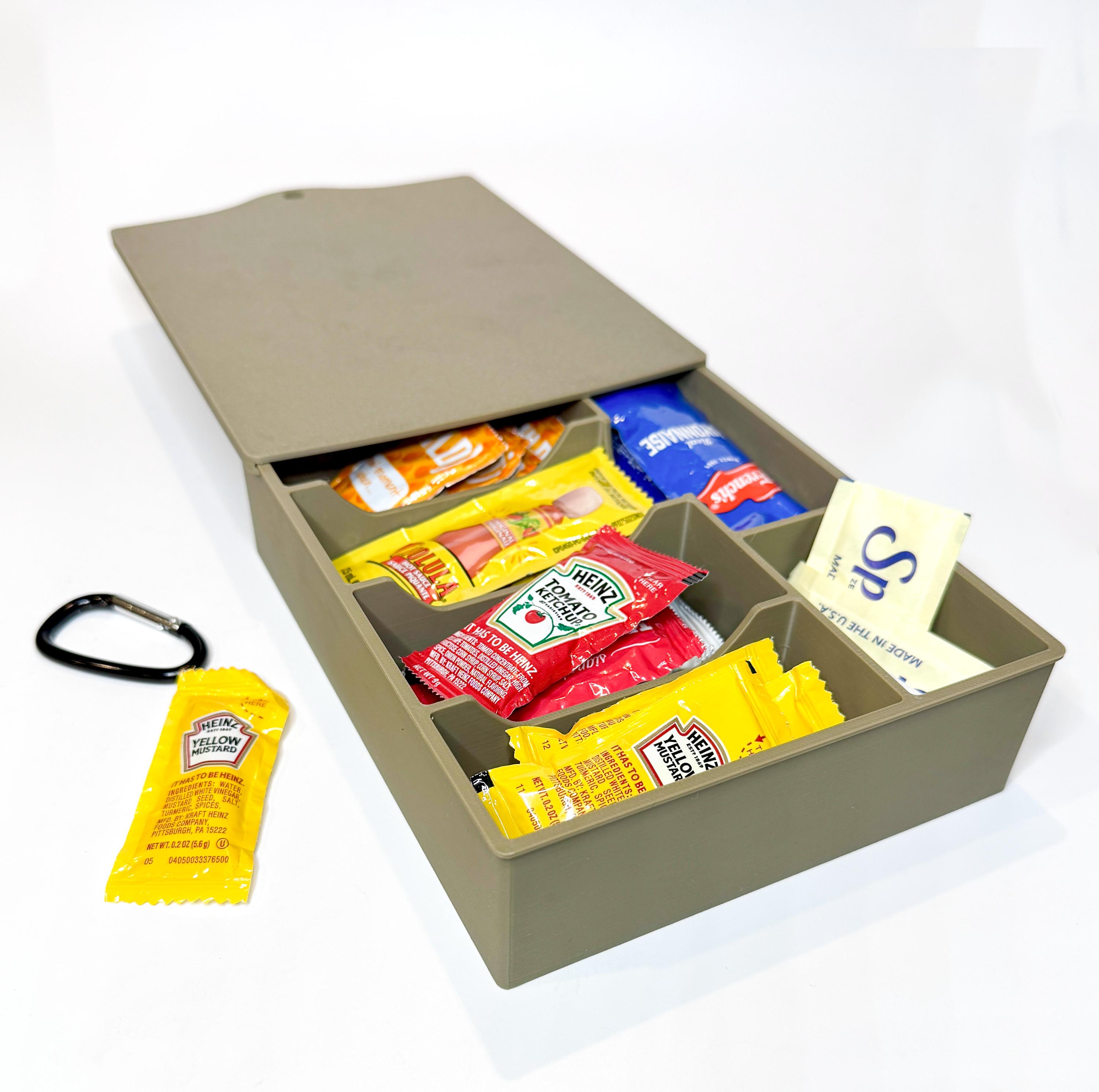 Condiment Organizer for Camp Cooking. This Organizer Stores Your Single ...