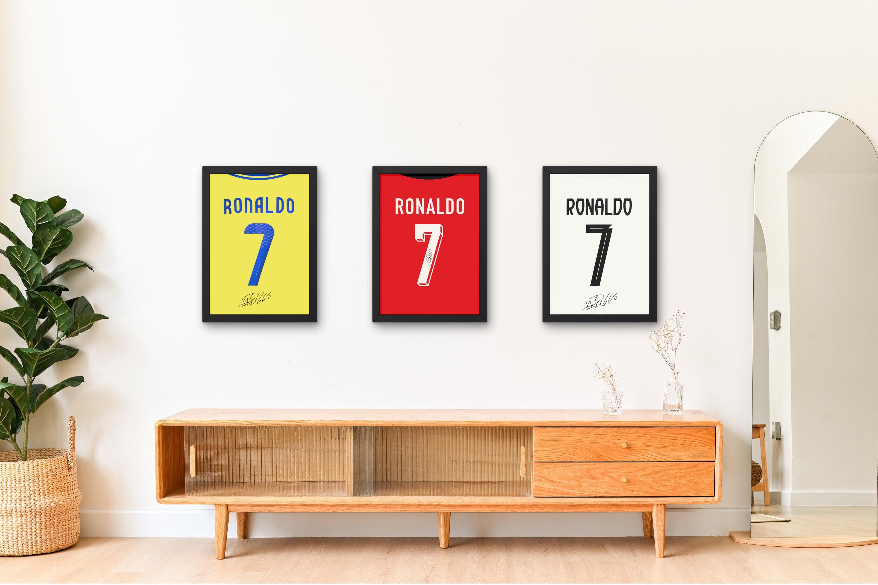 Cristiano Ronaldo Autographed Jersey Poster - Printable Sports Wall Art ...