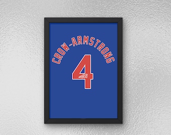 Pete Crow-Armstark Signiert Jersey Poster - Sport Wandkunst - Instant Download