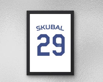 Tarik Skubal Autographed Jersey Poster - Printable Sports Wall Art - Instant Download