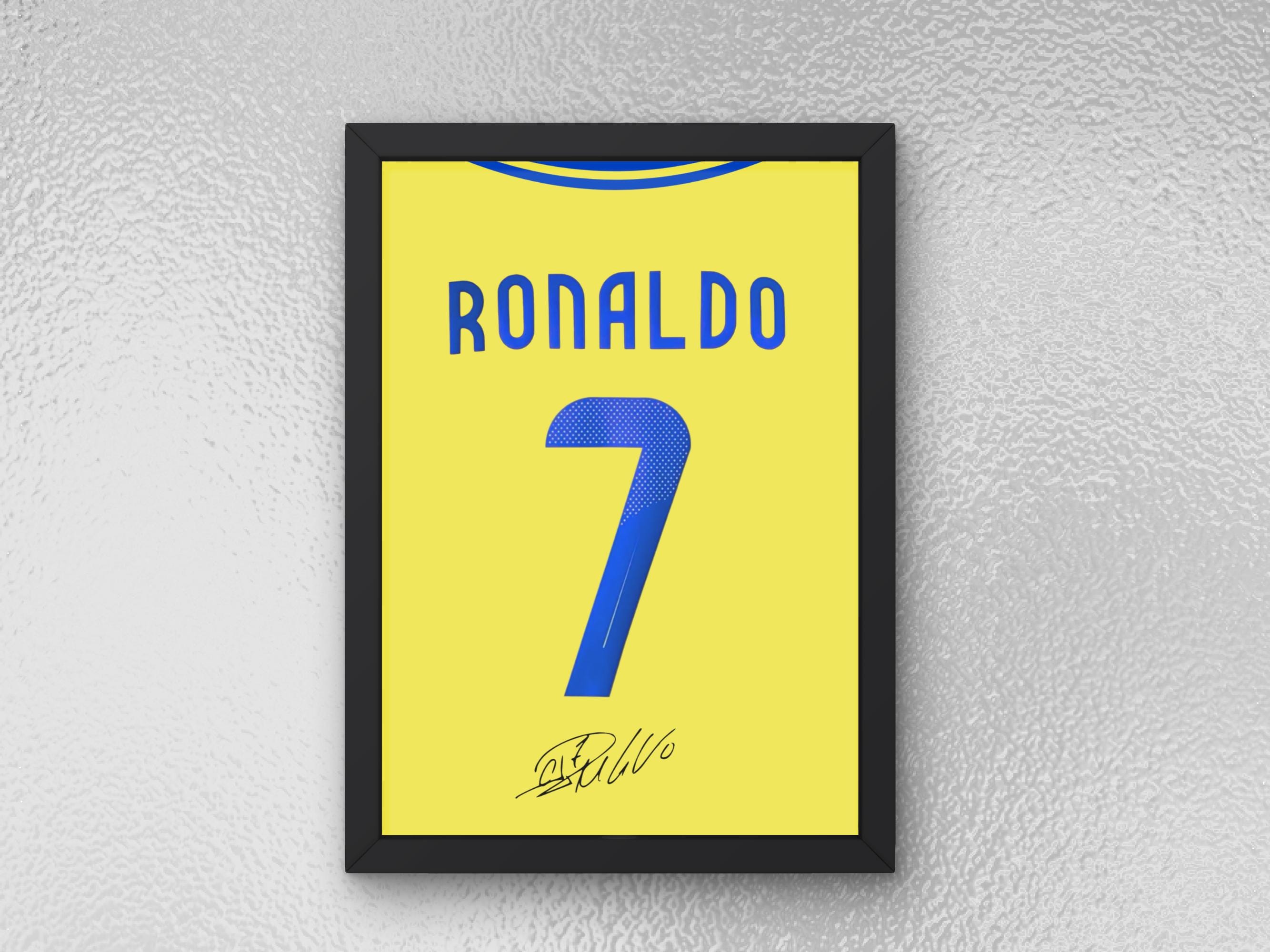 Cristiano Ronaldo Autographed Jersey Poster - Printable Sports