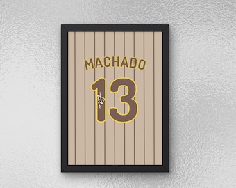 Manny Machado Autogramm Trikot Poster - Sport Wandkunst - Instant Download