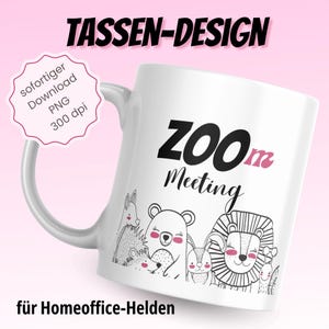 Mug design - Motif bureau à domicile - avec humour - Téléchargement PNG pour impression de mug - Cadeau pour collègues et indépendants