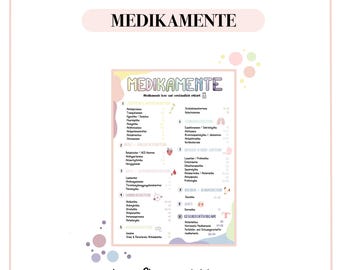 Notas de estudio sobre medicamentos para la formación de enfermería: grupos de medicamentos importantes y su uso para enfermeras y enfermeras en formación