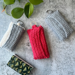 Pocket Tissue Holder | Tissue Pouch | Travel Tissue Holders | Car Visor Travel Tissue Case Holder | Handmade Tissue Case
