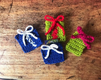 Holiday Gift Card holder | Crochet Ornaments | Christmas Present | Tree Ornament | Christmas Gift Card Holder Handmade