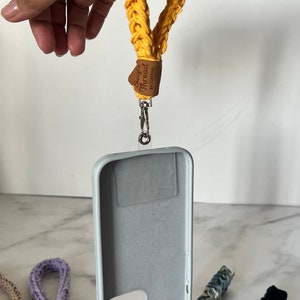 Cell Phone Lanyard | Wristlet | Crochet mobile carrier