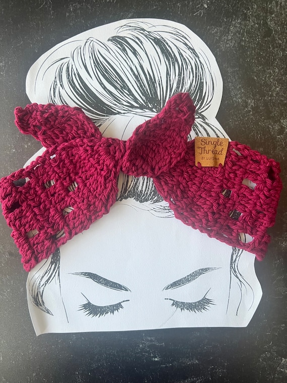Crochet Headband | Headwrap | Hair Accessory | Cotton thread | Headpiece