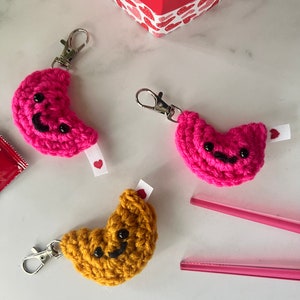 Fortune cookie keychain