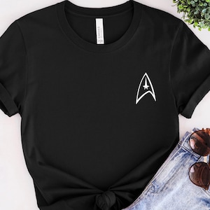 Star Trek T Shirt, Star Trek Logo T Shirt, Starfleet Academy T Shirt, Sci Fi T Shirt, Men&#39;s Star Trek T Shirt, Women&#39;s Star Trek T Shirt