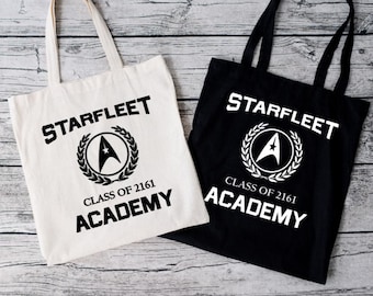 Bolso Trekkie Tote, bolso de mano 100% algodón, Trekkie Merch