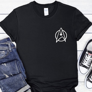 Star Trek T Shirt, Star Trek Logo T Shirt, Starfleet Academy T Shirt, Sci Fi T Shirt, Men&#39;s Star Trek T Shirt, Women&#39;s Star Trek T Shirt