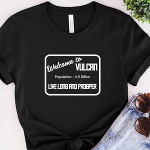 Star Trek T Shirt, Star Trek Logo T Shirt, Vulcan T Shirt, Sci Fi T Shirt, Men&#39;s Star Trek T Shirt, Women&#39;s Star Trek T Shirt