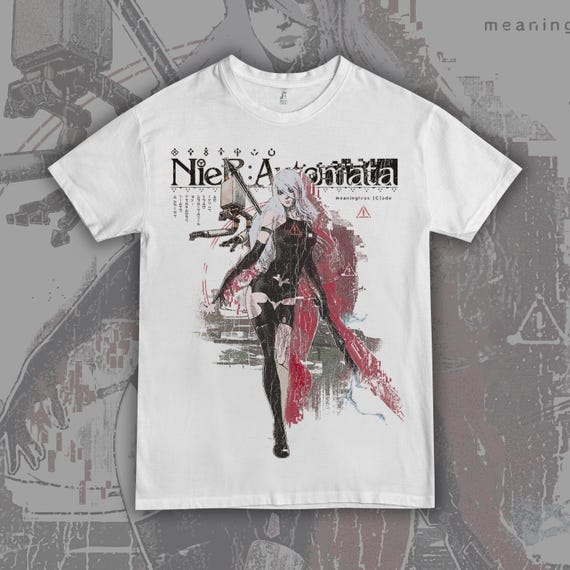 ニーア オートマタ A2 Tシャツ - Etsy 日本