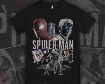 Schwarzes Spider-Man T-Shirt