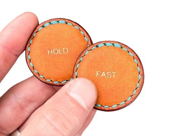 Leather Magnet Slider Fidget