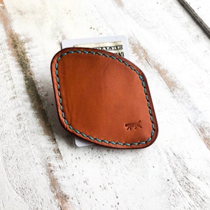 MENS WALLET, Leather Wallet, Leather Card Holder, PERSONALIZED,Minimalist Card Holder Wallet, Leather Wallet, Slim Card Holder,Front Pocket image 1