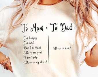 Für Mama und Papa Shirt, lustiges Mama T-Shirt, lustiges Papa Shirt, humorvolles Geschenk für Mama und Papa, Muttertags T-Shirt, Vatertags Shirt, sarkastisches Mama T-Shirt