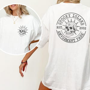 Comfort Colors® Spooky Island Shirt,Retro Halloween Movie Shirt, Disco Skull T-Shirt, 90s Nostalgia Halloween,Summer Spooky Shirt, Gift Idea