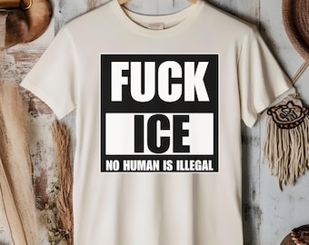 Anti ICE Shirt,F*ck ICE Protest Tee,Abolish ICE Immigration Rights Shirt,Political Statement Top,Anti Trump Tee,Activist Social Justice