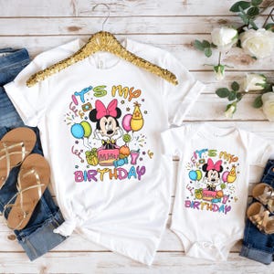 Disney Stitch Birthday Shirt, Stitch Birthday Boy Girl Shirt, Stitch It&#39;s My Birthday Shirt, Disney Kids Birthday Party Shirt