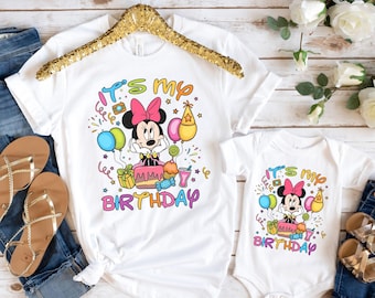 Disney Stitch Birthday Shirt, Stitch Birthday Boy Girl Shirt, Stitch It's My Birthday Shirt, Disney Kids Birthday Party Shirt