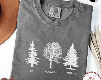 Comfort Colors® Subtle Anti Trump shirt, FDT shirt anti maga shirt, FDT Shirt, Fir Dogwood Tamarack Shirt, Anti-Trump Nature Tee, National